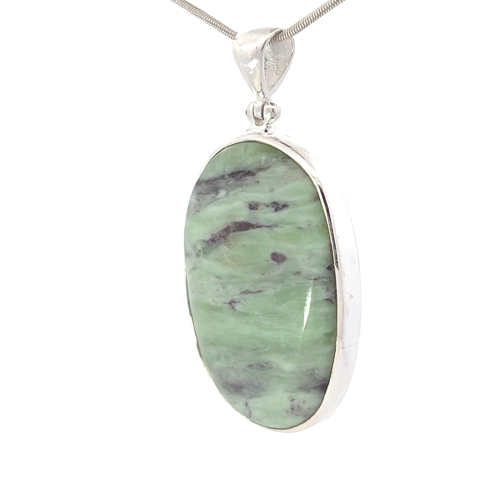 Starborn Kammererite Stone Pendant Necklace (22") Purple Item image 3