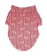 Red and White Striped Popcorn Box 100% Cotton Hawaiian Camp Shirt Sizes ... - $20.30 CAD