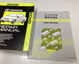 2002 Toyota Echo Servizio Riparazione Negozio Officina Manuale Set W Cav... - $89.98