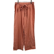 Ambience Apparel Linen Blend Wide Leg Pant Size Large New - $16.21