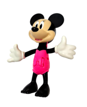 Disney 2016 Minnie Mouse Snap-On Dress Up Bow-Tique Figure Doll 5.5&quot; - £3.94 GBP