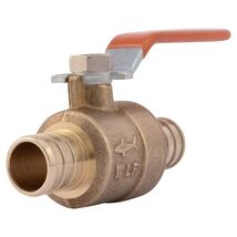SharkBite 3/4 in. Brass Crimp Ball Valve Full Port - $14.95