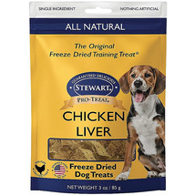 StewartFreeze Dried Chicken Liver Treats Resealable Pouch - £36.37 GBP