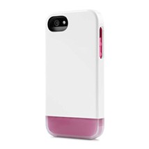 New In Case CL69073 WHITE/PINK Shock Slider Hard Case Cover Apple I Phone 5 5s Se - £4.09 GBP