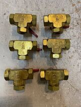 6 Quantity of Detroit T-Shaped Male Ball Valves 1BR/1BS 377 (6 Quantity) - $53.15