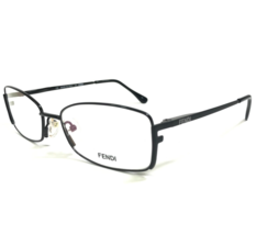 Fendi Eyeglasses Frames F960 001 Black Square Full Wire Rim 52-16-135 - £36.51 GBP