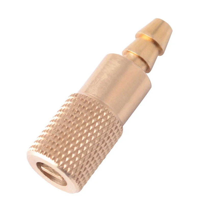 Brass Car Tire Inflator Valve Connector - 6mm Auto Clip Clamp Adapter - £10.31 GBP