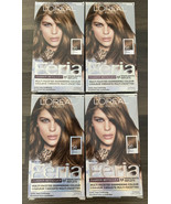 4 X L&#39;Oreal Paris Feria #58 Medium Golden Brown Bronze Shimmer Hair Colo... - $110.57