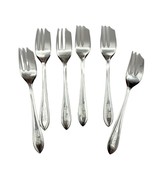 Sheffield England Loxley MS Ltd. EPNS Dessert/Pastry Forks Set of 6 Cock... - $11.43