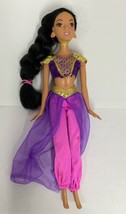 Barbie Princess Jasmine Disney Doll Pink And Purple Outfit Mattel 2006 Aladdin - £11.59 GBP