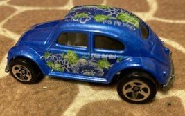 Vintage Hot Wheels VW Volkswagen Beetle Bug  Blue Maylaysia  - 1988 - £12.58 GBP