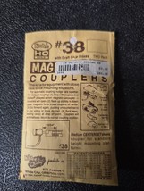 Kadee No. 38 Magne-Matic Couplers with Draft Gear Boxes 2-Pair HO Scale - $14.95