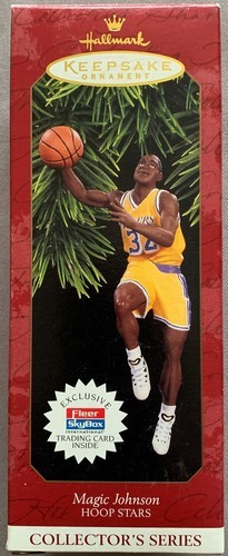 1997 Hallmark Keepsake Ornament Magic Johnson Hoop Stars #3 - $3.96