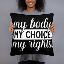 Pro-Choice Pillow, Abortion Rights Pillow, Feminism Pillow, Feminist Pillow, Wom - £23.18 GBP