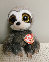 TY Beanie Boos DANGLER the Sloth 6&quot; Plush Stuffed Animal Toy Glitters Eyes NWT - £10.21 GBP