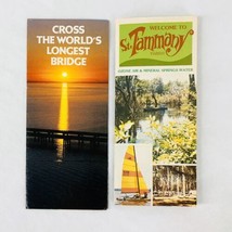 Vintage 1970&#39;s Souvenir New Orleans Travel Brochure Lot St Tammany Parish  - £7.56 GBP