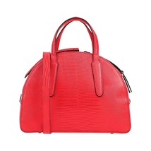 Gianni Chiarini Italian Made Genuine Red Embossed Leather Small Tote Handbag - £314.29 GBP