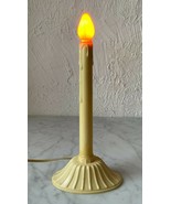 Vintage Single Candolier Electric Christmas Candle Light Amber Bulb Mid ... - £14.90 GBP
