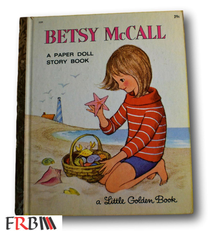 Rare  1965 *FIRST* Betsy McCall - Little Golden Book 'A' - $169.00