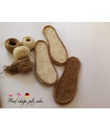 Twine Jute Soles * Pdf file crochet pattern * Espadrilles Soles * Rope s... - $60.46 MXN