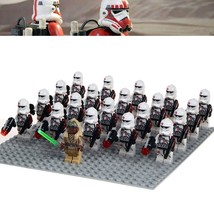 21pcs Star Wars The Clone Wars Minifigures Stass Allie And Arc Clone Troopers - £26.37 GBP