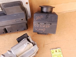 03 Mercedes W203 C240 ECU Engine Computer EIS Ignition FOB ISL Set A1121532979 image 4