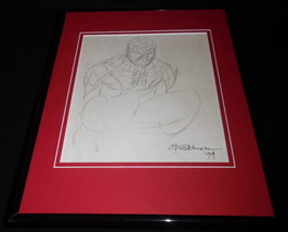 Klaus Jason 1995 Spiderman Framed 11x14 Sketch Display Official Repro - $39.59