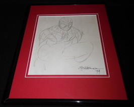 Klaus Jason 1995 Spiderman Framed 11x14 Sketch Display Official Repro - £31.02 GBP