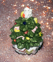 Christmas Tree and Presents gifts Under Tree Salt &amp; Pepper Shakers 5&quot; Ha... - £10.12 GBP