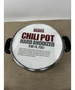 Tools of the Trade Hard Anodized 5 Qt. Covered Chili Pot - Factory Sealed - $34.99