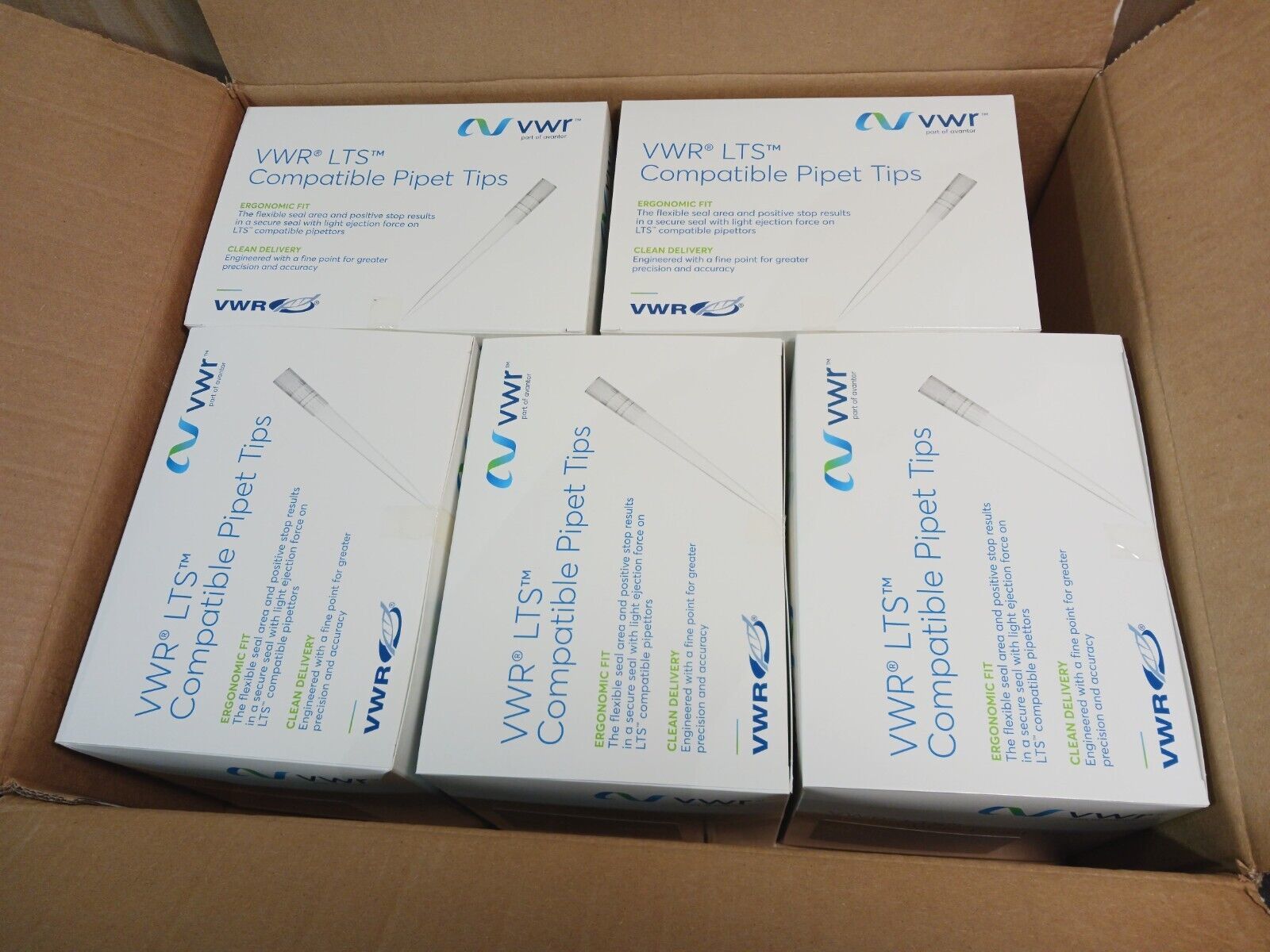 VWR 76323-942 1000uL LTS Compatible Pipette Tips / Case of 3840 - $166.50