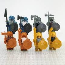 The Lord Of The Rings Khazad-Dum Erebor Dwarves Dwarf Warriors 8pcs Minifigures - $18.79