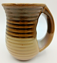 Stoneware Studio Art Hand Warmer Brown Coffee Mug Friends Reach for Our Hand - £13.44 GBP