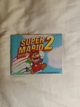 Super Mario Bros 2 Nintendo NES Instruction Booklet Manual Insert ONLY - £7.95 GBP