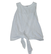 SUNDRY Womens Tank Top Sleeveless Comfortable Cosy Fit White Size US 1 03-B77 - £28.35 GBP
