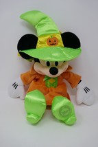 Disney Stores Minnie Mouse Halloween Witch 16&quot; Plush Stuffed Toy - £11.18 GBP