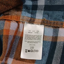 Columbia AM1523 Men's XL Cornell Woods Orange Plaid Flannel Long Sleeve Shirt image 5