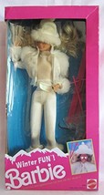 Mattel Barbie 5949 1990 Winter Fun Doll - £34.02 GBP