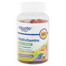 Equate Multivitamins Assorted Fruit Flavors Adult Gummies, 150 Count.. - £15.81 GBP