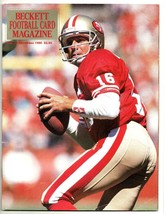 Dec 1990 Beckett Football Card Magazine Joe Montana 49ers - £11.62 GBP