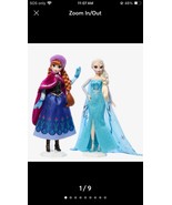 Mattel Disney100 Frozen Anna and Elsa Collector Dolls 2023 New - €50,96 EUR