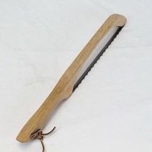 Wooden Bow Bread Knife 8&quot; Blade 15&quot; Long  - $22.53