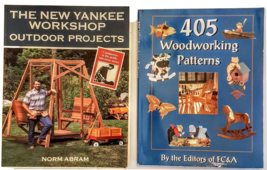 Woodworking Book LOT New Yankee Workshop Outdoor Projects &amp; Patterns Color Pics - £12.59 GBP