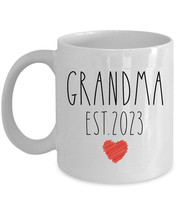 Grandma EST 2023 Coffee Mug 11/15oz Mother&#39;s Day Tea Cup Christmas Gift For Mom - £11.80 GBP+