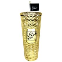 Starbucks Gold  Las Vegas Tumbler 24 oz Golden Studded Collection Venti 2021 - £39.30 GBP