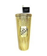 Starbucks Gold  Las Vegas Tumbler 24 oz Golden Studded Collection Venti 2021 - £39.83 GBP