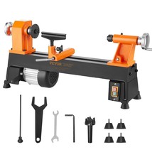 VEVOR Benchtop Wood Lathe, 10 in x 18 in, 0.5 HP 370W Power Wood Turning... - €612,81 EUR