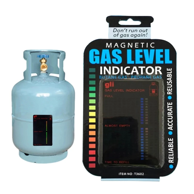 NICEniture Gas Tank Level Indicator Propane Butane LPG Fuel Magnetic Gauge Bottl - £154.44 GBP