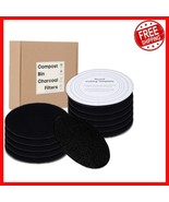 Long-Lasting Charcoal Filters for Kitchen Compost Bins - 12 Pack Replace... - $38.60