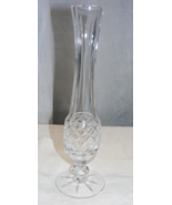 Vintage Waterford Crystal 9&quot; Bud Vase Diamond Cut Pattern 8-b - $1,378.20 MXN